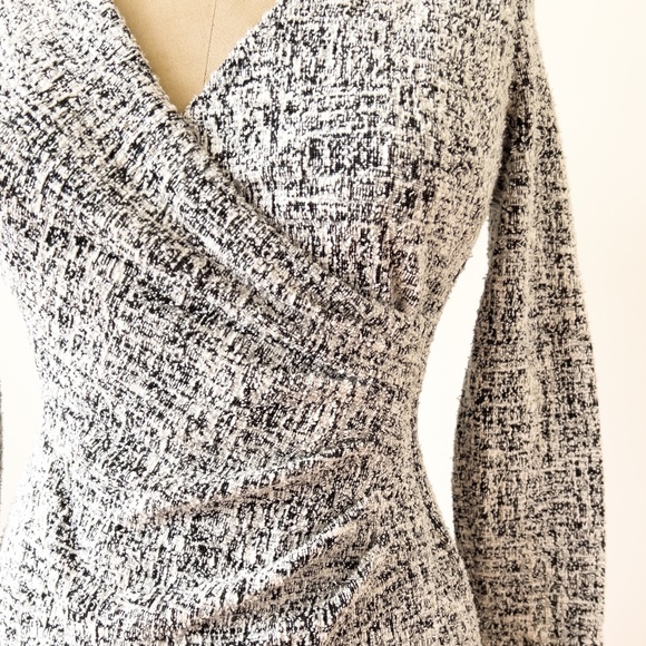 Ralph Lauren Hourglass Tweed Dress - Size 8P - Classic Office - Picture 3 of 11